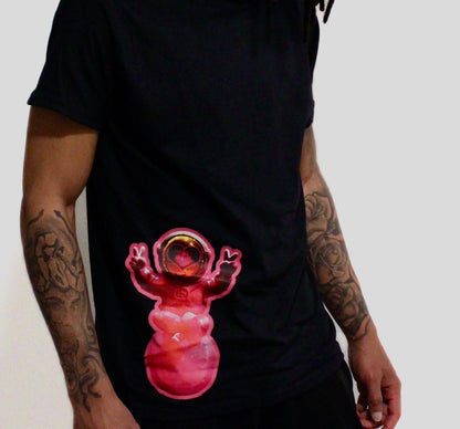 Pink Astronaut AstRos T-shirt