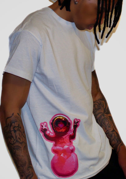 Pink Astronaut AstRos T-shirt